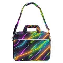 Vibrant Neon Dreams Macbook Pro 16  Shoulder Laptop Bag by essentialimage