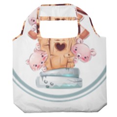 House Pet Animal Cute Premium Foldable Grocery Recycle Bag by Sarkoni