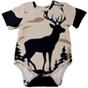 Deer Wildlife Baby Short Sleeve Bodysuit View1