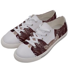 Owl Bird Feathers Women s Low Top Canvas Sneakers by Sarkoni