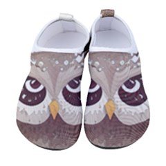 Owl Bird Feathers Women s Sock-style Water Shoes by Sarkoni