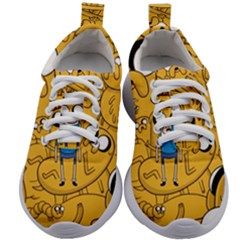 Adventure Time Finn Jake Cartoon Kids Athletic Shoes by Bedest