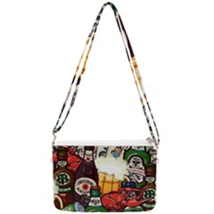 Graffiti Go Art Double Gusset Crossbody Bag by Bedest