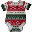 Ugly Sweater Merry Christmas  Baby Short Sleeve Bodysuit View1