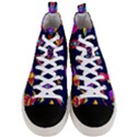 Space Patterns Men s Mid-Top Canvas Sneakers View1