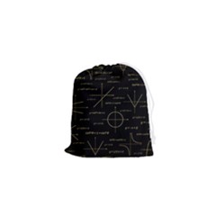 Abstract Math Pattern Drawstring Pouch (xs) by Hannah976