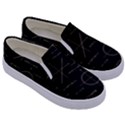 Abstract Math Pattern Kids  Canvas Slip Ons View3