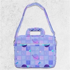 Seamless Pattern Pastel Galaxy Future Macbook Pro 13  Shoulder Laptop Bag  by Hannah976