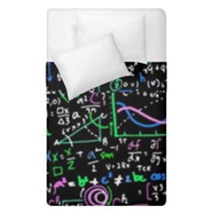 Math Linear Mathematics Education Circle Background Duvet Cover Double Side (single Size) by Hannah976