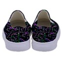 Math Linear Mathematics Education Circle Background Kids  Canvas Slip Ons View4