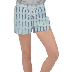 Blue King Pineapple  Women s Velour Lounge Shorts by ConteMonfrey