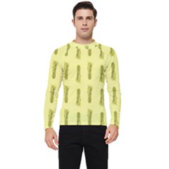 Yellow Pineapple Men s Long Sleeve Rash Guard by ConteMonfrey