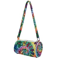 Grateful Dead Bears Tie Dye Vibrant Spiral Mini Cylinder Bag by Bedest