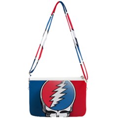 Grateful Dead Big Skull Double Gusset Crossbody Bag by Bedest