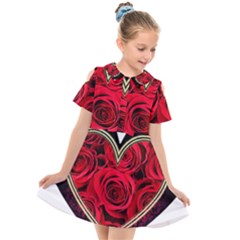 Love Design Kids  Short Sleeve Shirt Dress by TShirt44