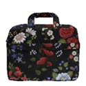 Floral Folk Fashion Ornamental Embroidery Pattern MacBook Pro 13  Shoulder Laptop Bag  View4