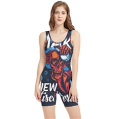 Make Devil Discovery  Women s Wrestling Singlet by Saikumar