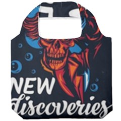 Make Devil Discovery  Foldable Grocery Recycle Bag by Saikumar