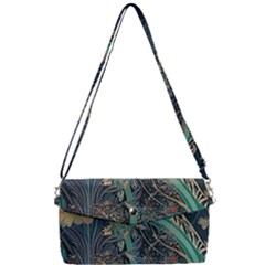 Bird Flower Tree Forest Removable Strap Clutch Bag by Jatiart