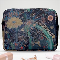 Vintage World Map Make Up Pouch (large) by Jatiart