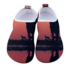 Elephant Landscape Tree Africa Sunset Safari Wild Women s Sock-style Water Shoes by Jatiart