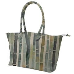 Bamboo Plants Canvas Shoulder Bag by Ravend