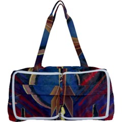 Rocket Painting Multi Function Bag by Cendanart