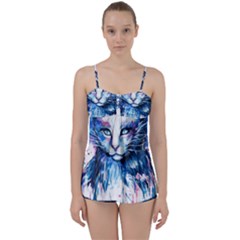 Cat Babydoll Tankini Set by saad11