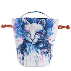 Cat Drawstring Bucket Bag by saad11