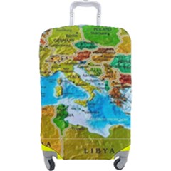 World Map Luggage Cover (large) by Ket1n9