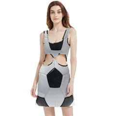 Soccer Ball Velour Cutout Dress by Ket1n9