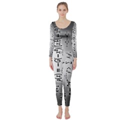 Science Formulas Long Sleeve Catsuit by Ket1n9