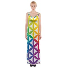 Heart Energy Medicine Thigh Split Maxi Dress by Ket1n9