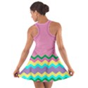 Easter Chevron Pattern Stripes Cotton Racerback Dress View2