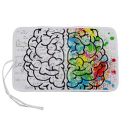 Brain Mind Psychology Idea Drawing Pen Storage Case (m) by Ndabl3x