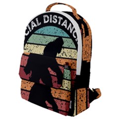 Monster Yeti Social Distance Monkey Flap Pocket Backpack (small) by Cendanart