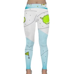 Astronaut Spaceship Classic Yoga Leggings by Bedest