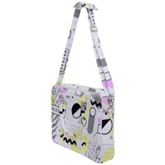 Graphic Design Geometric Background Cross Body Office Bag by Bedest