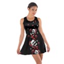 Roses Black Skulls Print Cotton Racerback Dress View1