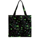 Shamrock Black & Green St Patrick Beer Zipper Grocery Tote Bag   View2