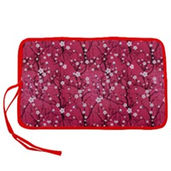 Deep Pink Japanese Cherry Blossom Tree Pen Storage Case by CoolDesigns