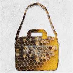 Honeycomb With Bees Macbook Pro 13  Shoulder Laptop Bag  by Bedest