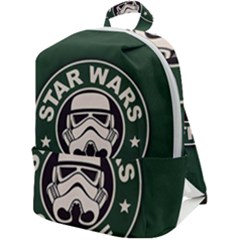 Stormtrooper Coffee Zip Up Backpack by Cendanart