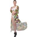 Star Colorful Christmas Abstract Maxi Chiffon Beach Wrap View1