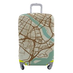 Mapart Dubai Map Luggage Cover (small) by Proyonanggan