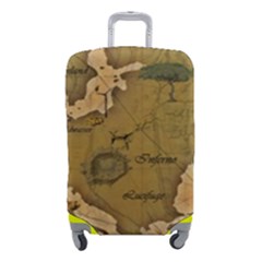 Map Geography Travel Global Luggage Cover (small) by Proyonanggan