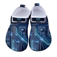 Circuit Board Motherboard Men s Sock-style Water Shoes by Cemarart