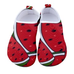 Summer Watermelon Fruit Men s Sock-style Water Shoes by Cemarart