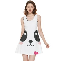 Cute Panda Love Animal Inside Out Reversible Sleeveless Dress by Ndabl3x