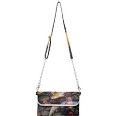 Koi Fish Clown Pool Stone Mini Crossbody Handbag